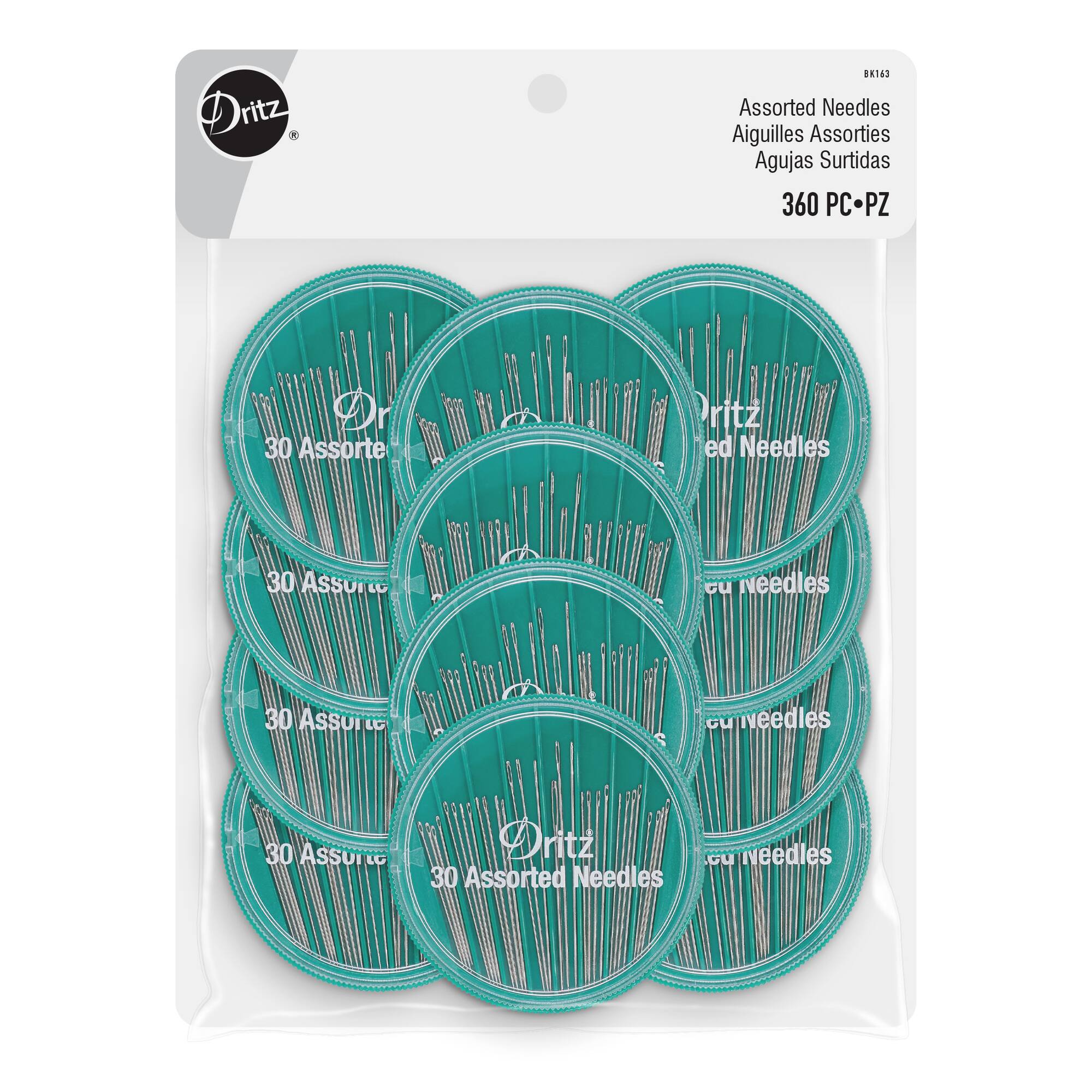 Dritz® Assorted Silver Hand Needles, 360ct.